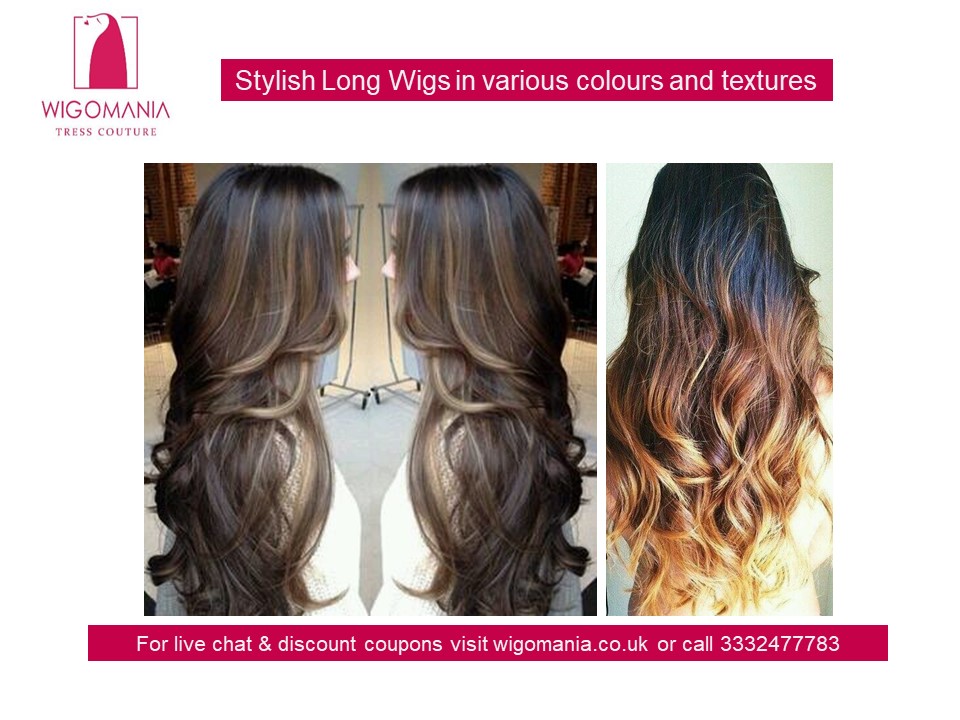 Long stylish wigs